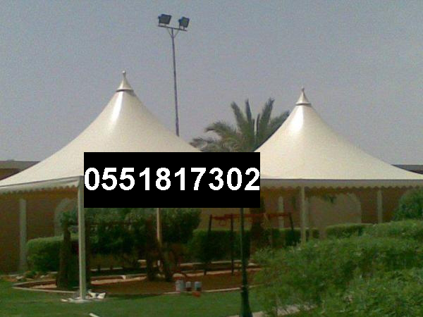 مظلات هرمية الرياض